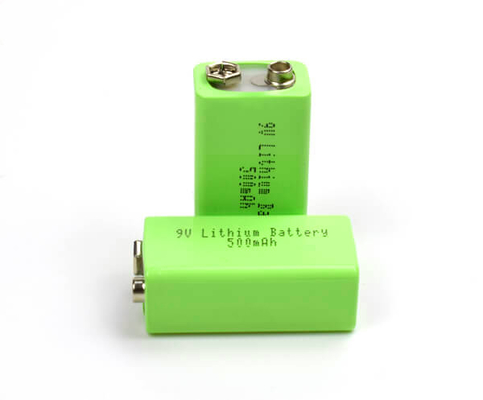 USB와 리튬 철 비상등 리튬 배터리 500mAh 9V