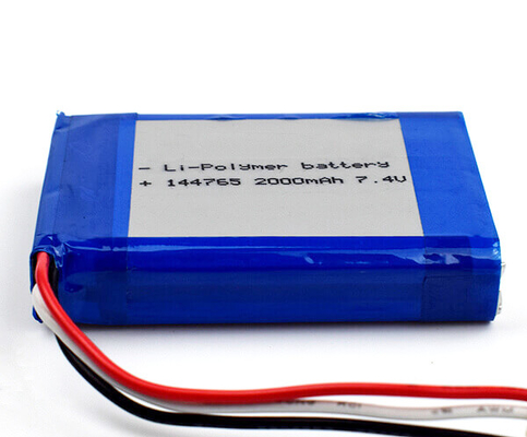 비상 조명을 위한 리튬-폴리머 전지 144765 2000mAh 7.4V