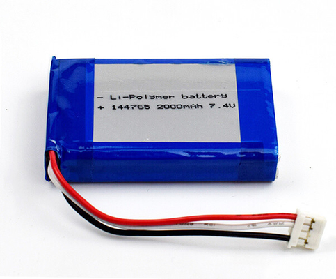 비상 조명을 위한 리튬-폴리머 전지 144765 2000mAh 7.4V