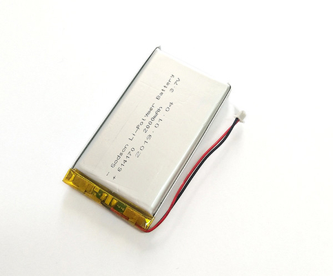 비상 조명을 위한 18V 리튬-폴리머 전지 614170 2000mAh