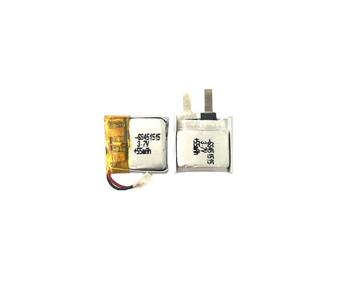 좋은 안전성과 451515개의 리튬-폴리머 전지 55mAh 3.7 볼트