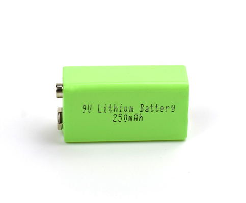 USB와 비상 조명 9V 250mAh 리튬 배터리 저온