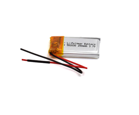 비상 조명을 위한 3.7Volt 리튬-폴리머 전지 502030 250mAh