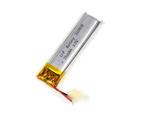 연결기와 비상등 리튬-폴리머 배터리 310938 75mAh 3.7V