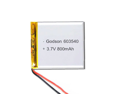 안정적인 성능과 603540 리튬 폴리머 배터리 3.7 Ｖ 800mAh 리튬 배터리 16g