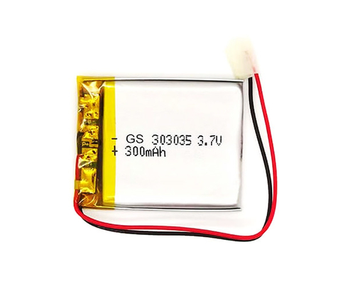 폴리머 리튬 이온 전지 비상등 전지 300mAh 3.7V 60 섭씨