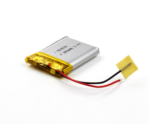 비상 조명을 위한 3.7V 리튬-폴리머 전지 380mAh 전지