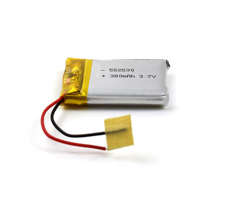 비상 조명을 위한 3.7V 리튬-폴리머 전지 380mAh 전지