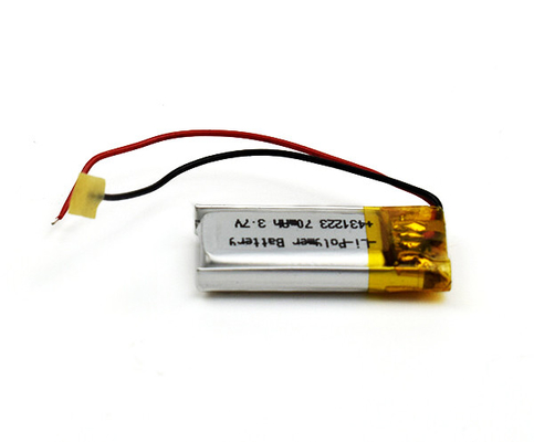 5g 431223 리튬 이온 전지 비상등 70mAh 3.7V 세포