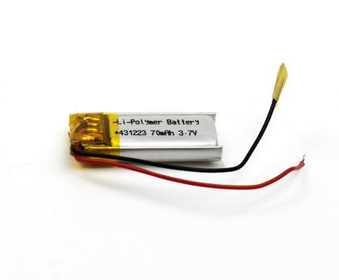 5g 431223 리튬 이온 전지 비상등 70mAh 3.7V 세포