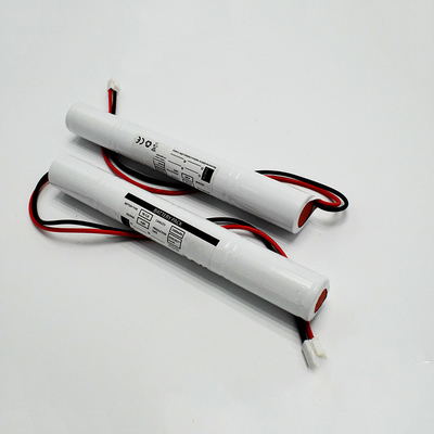 비상 조명을 위한 Ni Cd 재충전 가능한 배터리 팩 C2500mah 4.8V