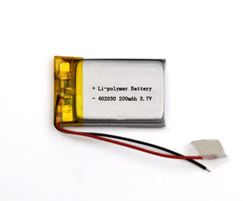 200mAh 리튬 이온 전지 비상등 402030 3.7 볼트 10g