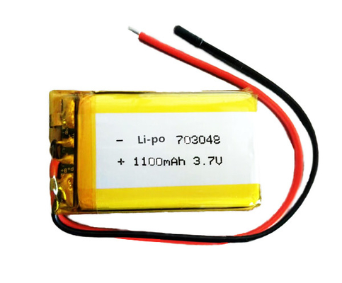703048 리튬 이온 전지 비상등 1100mAh 3.7 Ｖ 33g