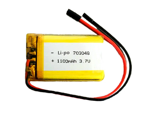 703048 리튬 이온 전지 비상등 1100mAh 3.7 Ｖ 33g