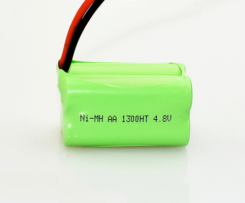 70 도 작동 온도를 밝히는 비상을 위한 NiMh AA 배터리 1300mAh 4.8V