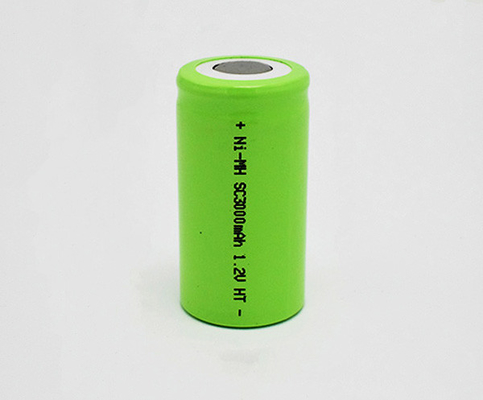 Ni MH 출구 광 건전지 팩 SC3000mAh 1.2V HT 세포 4년 수명