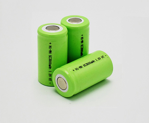 Ni MH 출구 광 건전지 팩 SC3000mAh 1.2V HT 세포 4년 수명