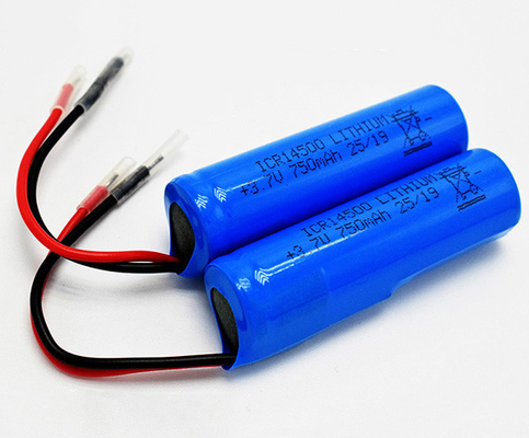 PVC 재킷으로 향기가 없는 750mAh 3.7V ICR14500 리튬 배터리