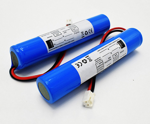 Lifepo4 리튬 비상 출구 광 배터리 18650 6.4V 3000mAh