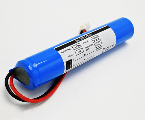 Lifepo4 리튬 비상 출구 광 배터리 18650 6.4V 3000mAh