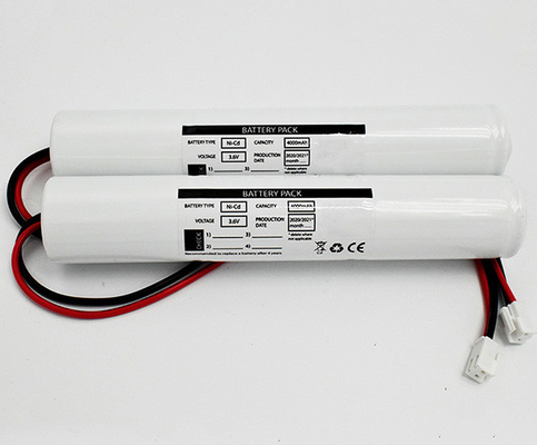 Ni Cd 재충전 가능한 배터리 팩 D4000mAh 3.6V 싸이클 수명 배터리