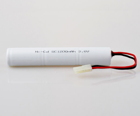 재충전이 가능한 비상등 Ni Cd 배터리 3.6 Ｖ 예상 수명 5년 SC1200mAh