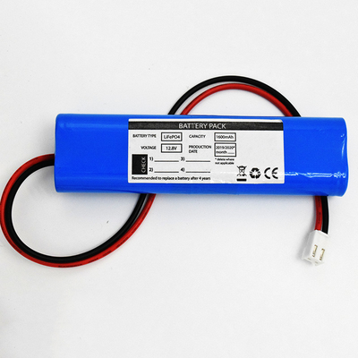 Lifepo4 리튬 화재 출구 광 배터리 18650 12.8V 1600mAh