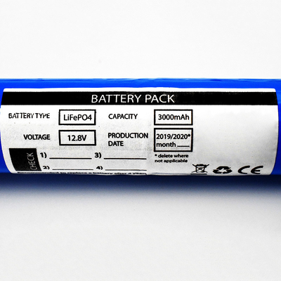 비상 조명을 위한 LiFePO4 26650 충전지 3000mAh 12.8V