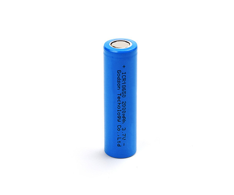 향기가 없는 재충전이 가능한 ICR18650 3.7 Ｖ 2000mAh 리튬 배터리