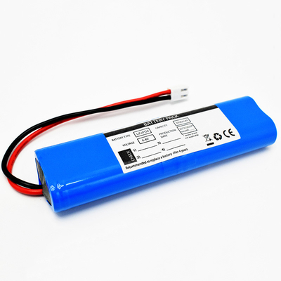 비상 조명 배터리 LiFePO4 3000 mah 배터리 6.4V 푸른 PVC