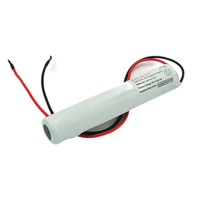 3.6V SC 1800mAh 비상등 Ni Cd 배터리 하얀 PVC 팩